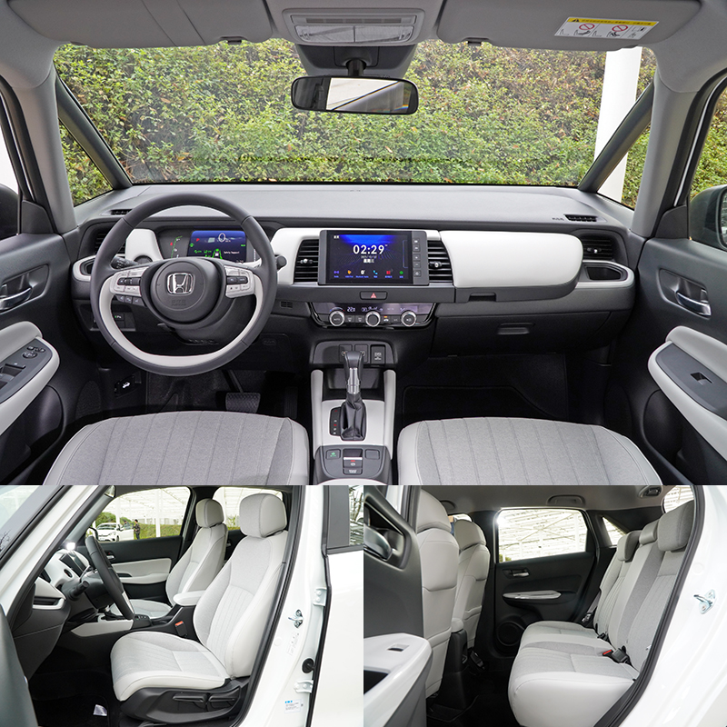 Honda Taiwan提供的試駕車,全數配置冰河白內裝組,該組內裝配色,包含車門內飾板、中控台與座椅都改為白色。