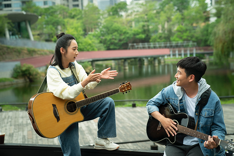 【車勢星聞】周興哲、李沐主演《我吃了那男孩一整年的早餐》宣佈1/28賀歲檔上映。(圖:華映娛樂提供)