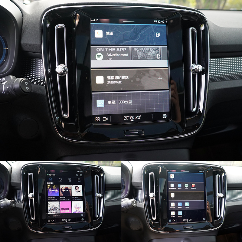 全新與Google共同開發的車載系統,使用上就如同Android手機般便利。