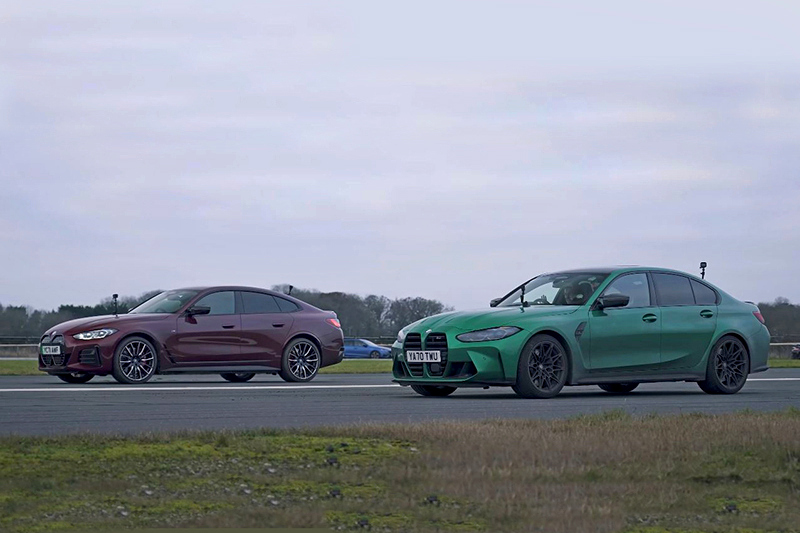  自家燃油與純電之爭，BMW M3 Competition vs i4 M50 