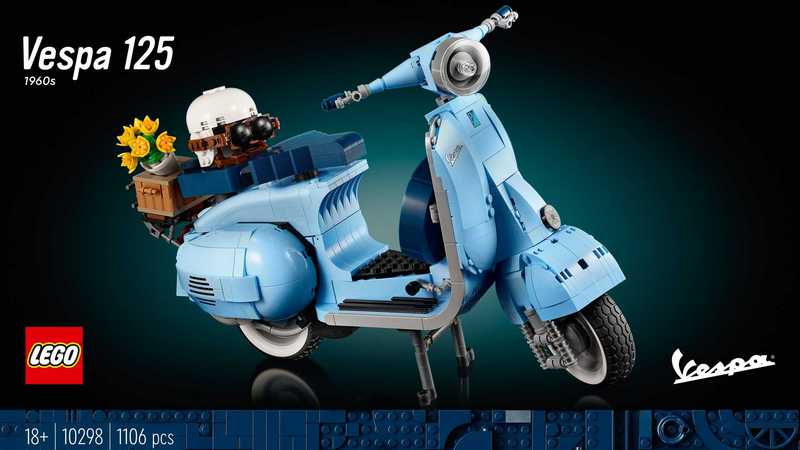 樂高最新產品推出Vespa 125。