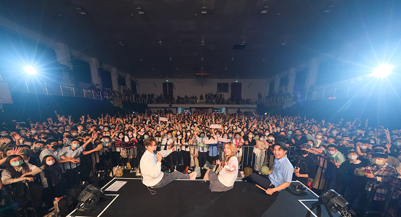 【車勢星聞】告五人巡演最終場回母校開唱。(圖:相信音樂提供)