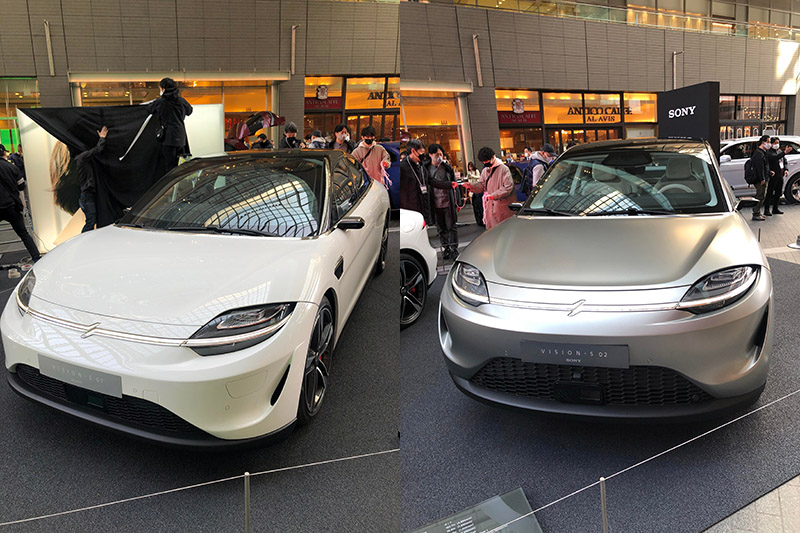 Sony在發表兩款電動概念車後,積極曝光,於日本參與地方性電動車展覽。