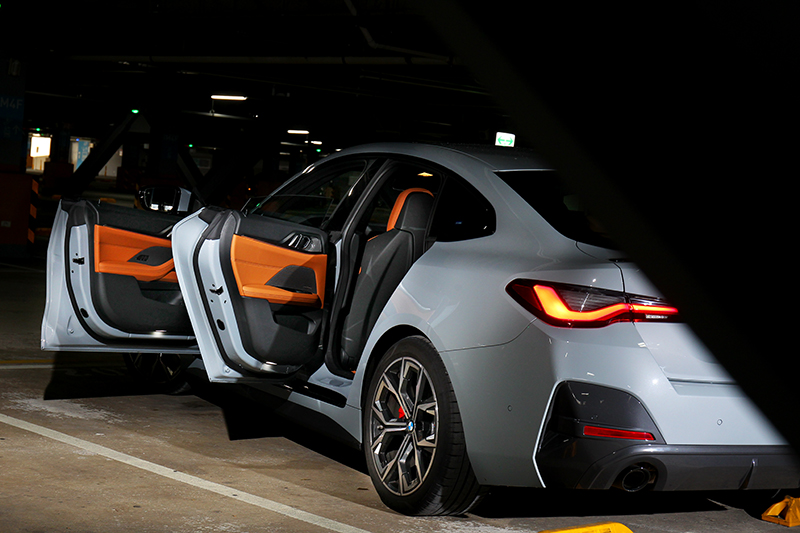 430i Gran Coupe M Sport迷人地方就是多了兩門但帥氣不減。