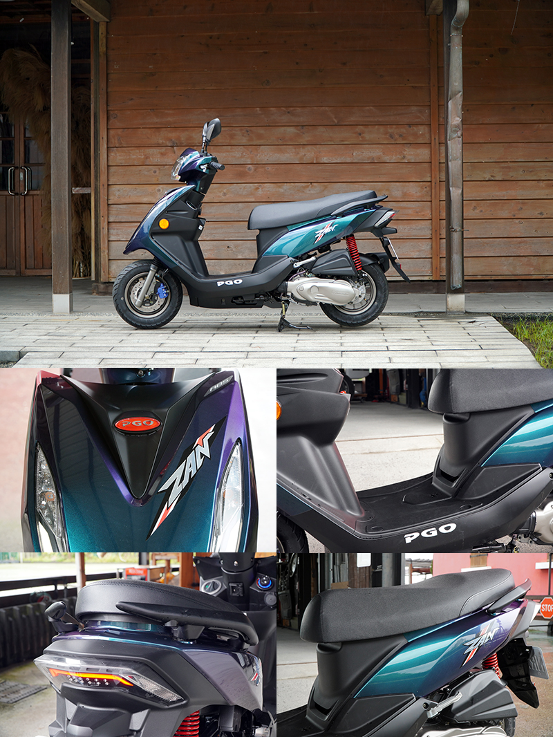 簡潔俐落的外型,並沒有太多浮誇的設計,主打的變色藍車色,在不同光線下會呈現綠、藍、紫等色彩。