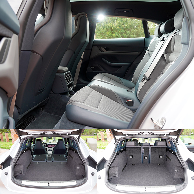 在加高B柱之後的車身高度後,直接受惠的就是後座頭部空間增加,同時行李廂容積也有不錯地表現。