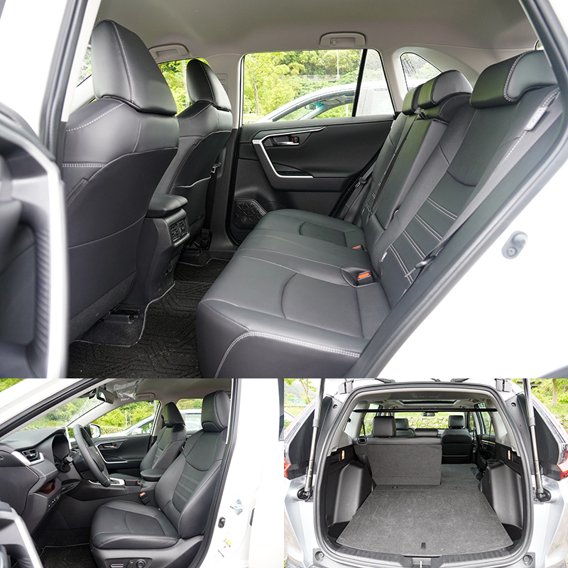 RAV4整體表現算是中規中矩,不過較為方正的車身設計,讓後座頭部空間表現較為優渥些。