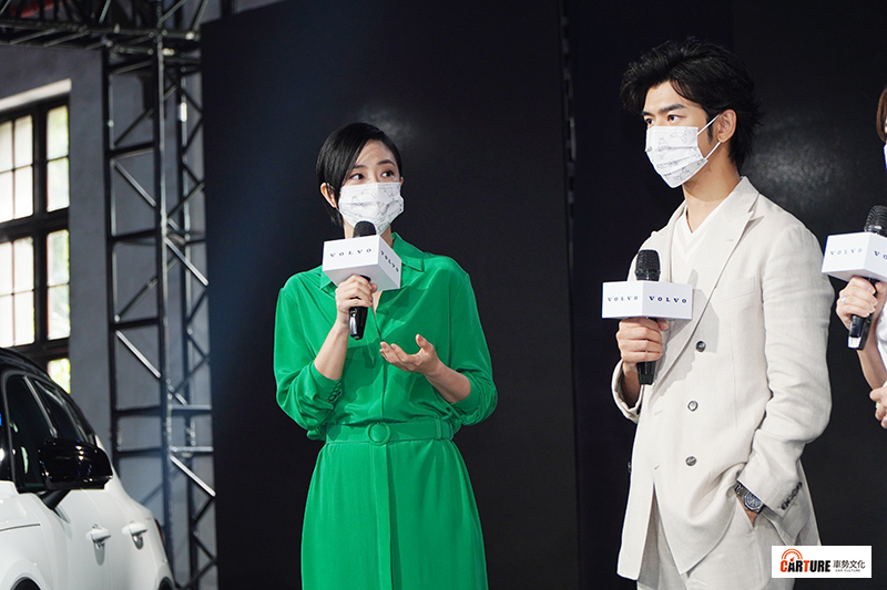 【車勢星聞】陳柏霖、桂綸鎂合體出席《Volvo. Recharged. 電能智研所》新能源媒體發表。