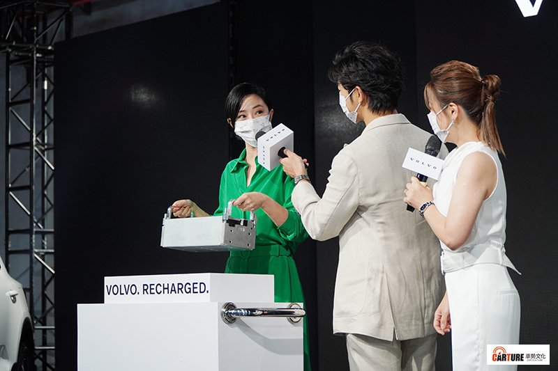 【車勢星聞】陳柏霖、桂綸鎂合體出席《Volvo. Recharged. 電能智研所》新能源媒體發表。