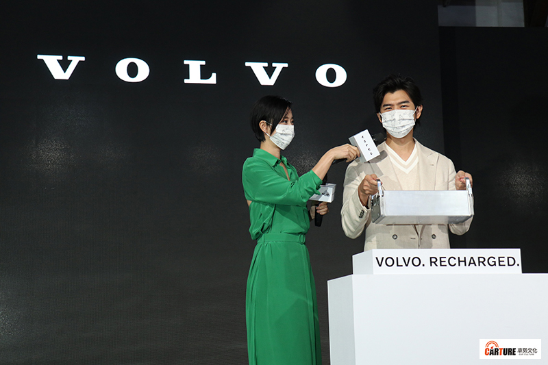 【車勢星聞】陳柏霖、桂綸鎂合體出席《Volvo. Recharged. 電能智研所》新能源媒體發表。