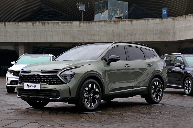 Sportage外觀造型與EV6有相似的設計語彙。