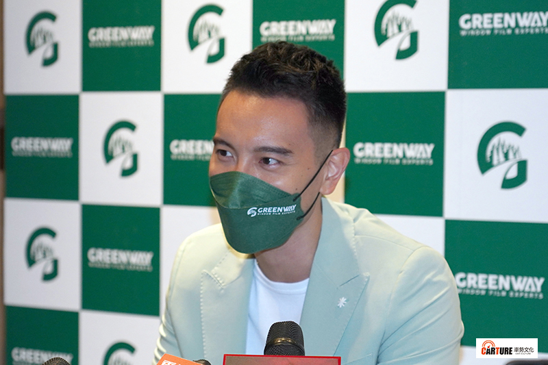 【車勢星聞】王陽明出席《Greenway隔熱紙GS05PLUS新品上市暨十年深耕記者會》擔任代言人。