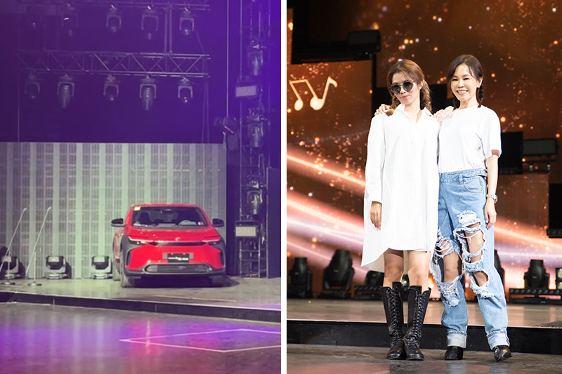 【車勢星聞】彭佳慧、壞特?te為2022 hito流行音樂獎頒獎典禮彩排,全新發表的Toyota bZ4X也將陪伴觀眾度過美好的夜晚。(圖:Hit Fm聯播網提供)