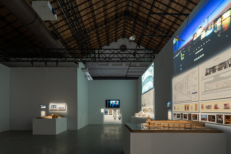 「與歷史對話」展區中,安藤忠雄將自己的作品視為一種脈絡,強調自身存在僅是建築歷史的一部分 ©忠泰美術館