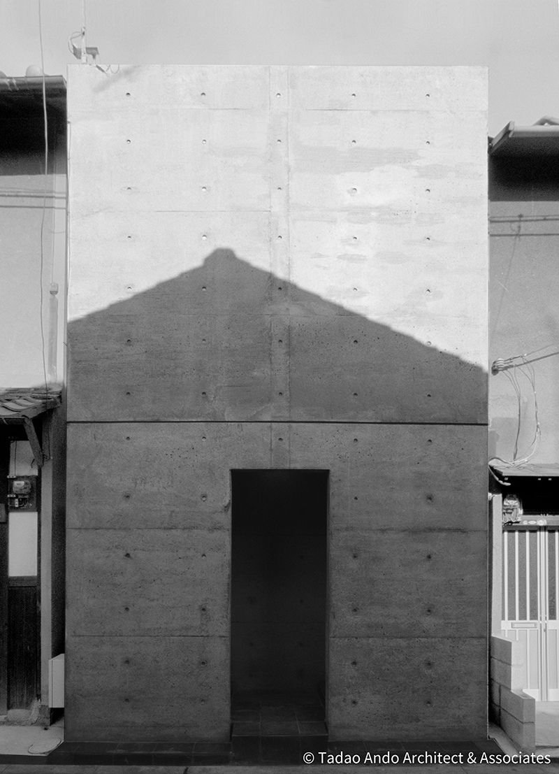 住吉的長屋—東宅 建築現場照 © Tadao Ando Architect _ Associates ,由忠泰美術館提供