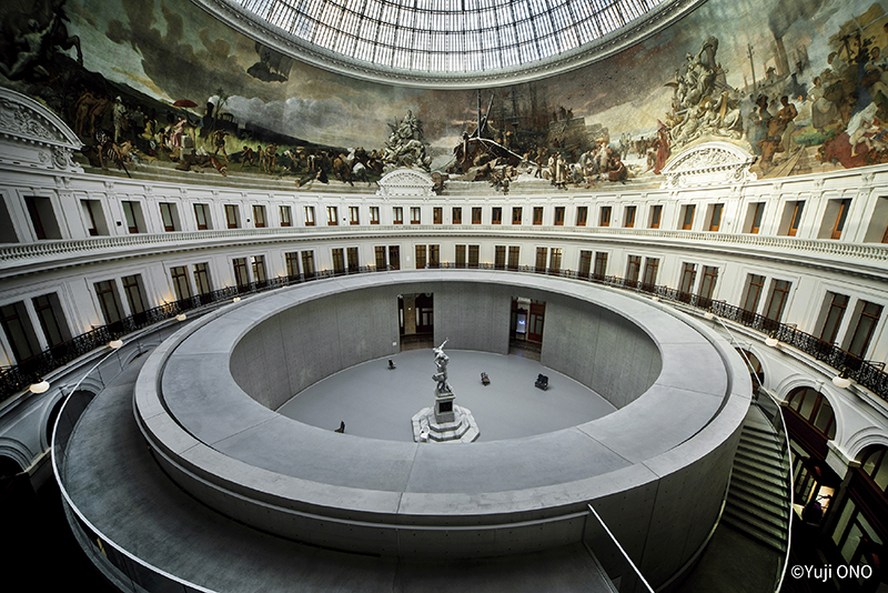 證券交易所（皮諾私人美術館） 建築現場照 © Yuji ONO 。由忠泰美術館提供