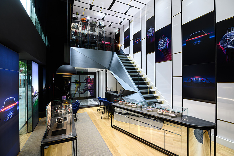 TAG Heuer 泰格豪雅x金光Mix & Match專賣店室內空間。