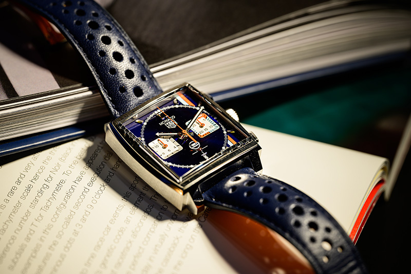 TAG Heuer Monaco Gulf 特别版腕錶_參考編號CBL2115.FC6494_建議售價NT$ 232,200。