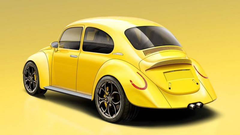 Milivié 1外觀進行大幅度修改,在保留Beetle精神之餘也注入Porsche元素。