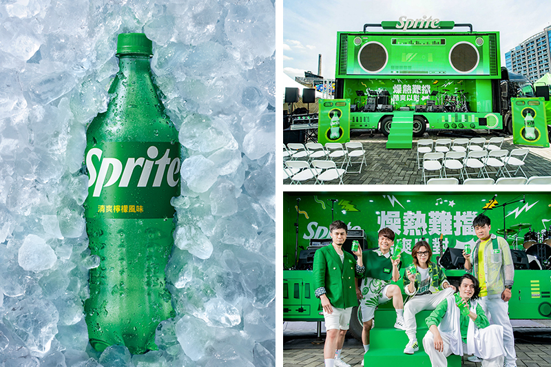 【車勢星聞】「雪碧酷爽音樂車」北中南巡迴,《七月半》合體首站開場。(圖:可口可樂公司提供)