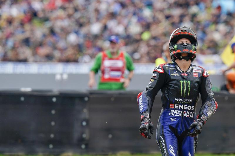 Quartararo本站轉倒兩次而且都在同一彎,由於害到Aleix Espargaro,事後Quartararo也向Aleix Espargaro道歉。