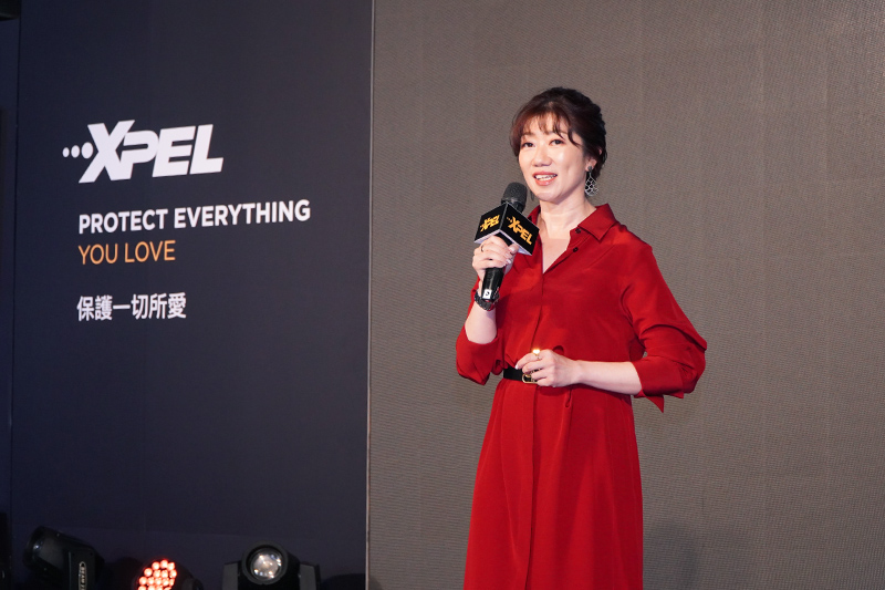 XPEL 亞太區總裁卜怡君:XPEL在台灣更以每年超過40% 在成長,我們希望新車市場儘快恢復,同時也對於XPEL未來的樂觀看待。