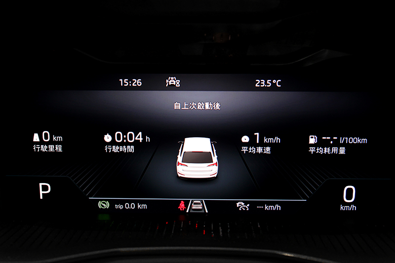 擁有多種呈現形式的全彩數位儀錶,提供駕駛者更豐富清晰的行車相關資訊。