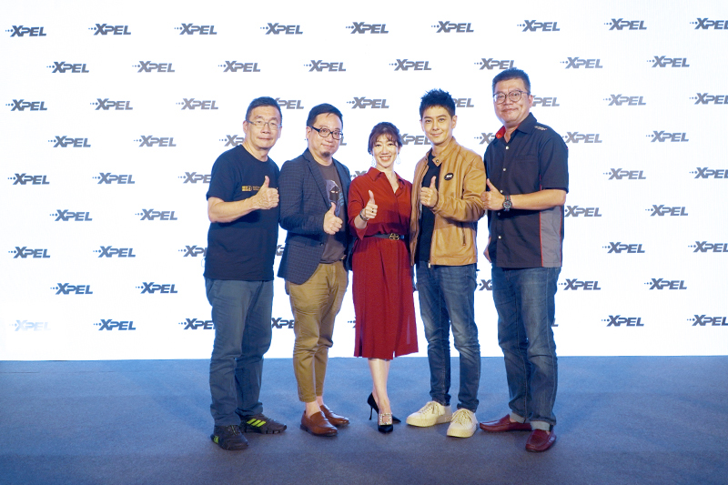 XPEL在代言人與全新隔熱紙發表會後,特安排媒體與林志穎、XPEL 亞太區總裁卜怡君進行簡單訪談,分享XPEL產品特色。〈右起CarStuff總編輯楊欣儒、林志穎、XPEL 亞太區總裁卜怡君、CARTURE營運總監鄭捷、車評李一統〉