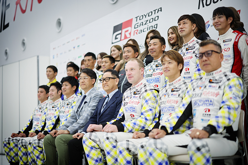 豐田章男對於賽車運動的熱情眾所 皆知,ROOKIE Racing車隊可作為培育新 生代車手與技術團隊的搖籃。
