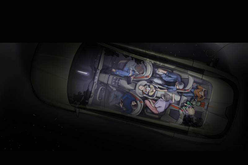 先前Skoda已釋出Vision 7S概念車座位規劃。