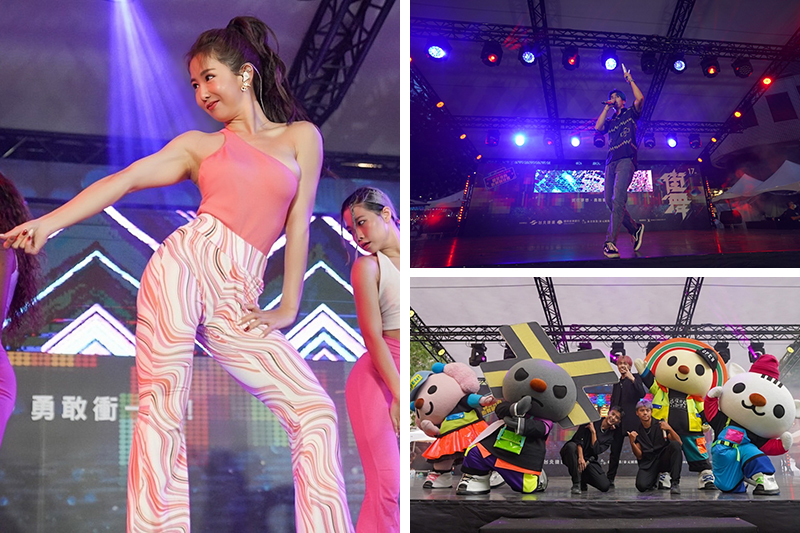 【車勢星聞】郭書瑤、婁峻碩、B.T.O.D「捷運盃」勁歌勁舞嗨翻東區。(圖:寬寬整合行銷提供)