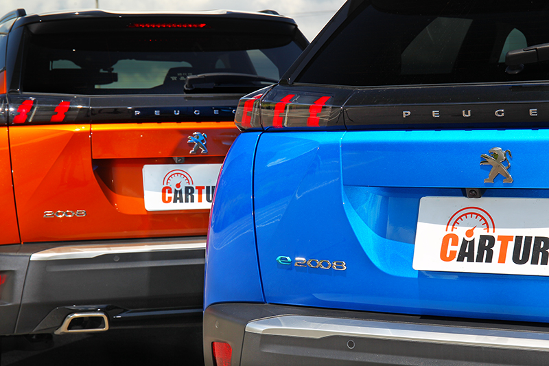 車尾門左側的e-2008字樣可作為辨識身分的象徵