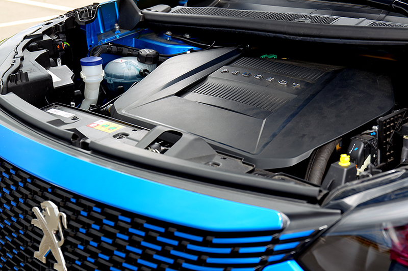 Peugeot e-2008採用的是單一馬達設定，最大馬力為136匹