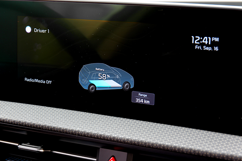 僅花10分鐘電量就補充到58%，擁有354公里可行駛里程。