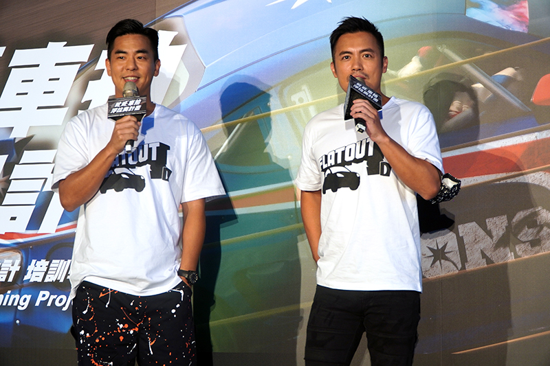 《叱吒風雲》演員范逸臣 柯有倫 在會中也一同分享拍攝經歷。