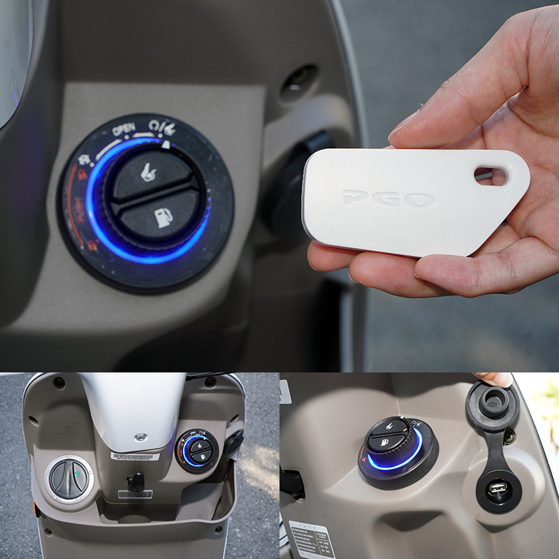 全新的PKE (Passive Keyless Entry) 免鑰進入系統,由新的PKE 智能無線鑰匙取代原本的NFC感應卡片。且靠近車輛 1.5 公尺處,即可感應解鎖。