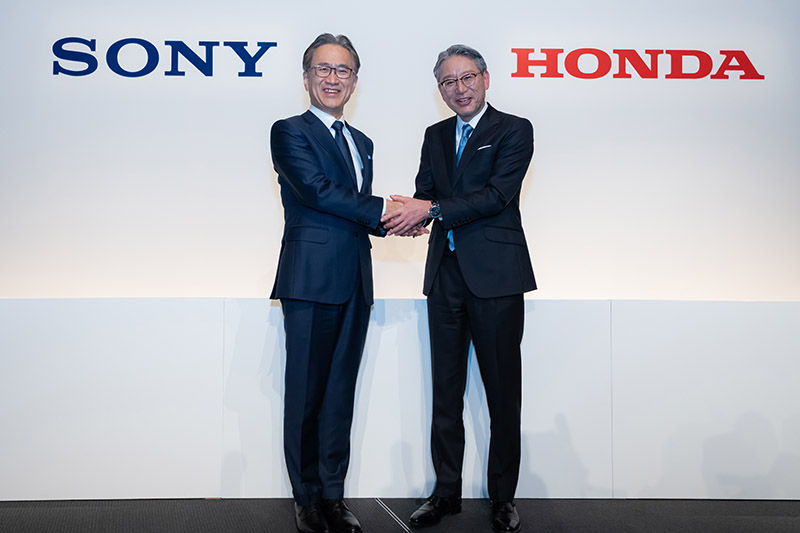 Sony與Honda 6月宣布雙方合作成立的公司為Sony Honda Mobility。