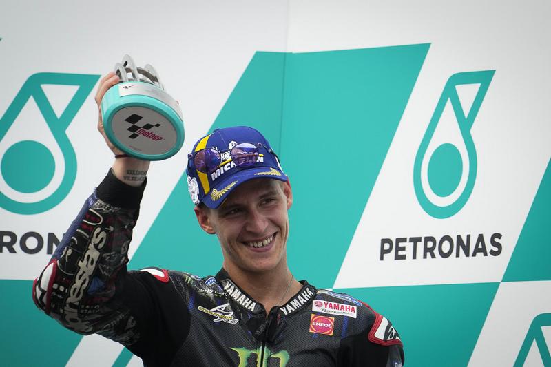 Quartararo本站第三名,但現在爭冠壓力全落在他身上。