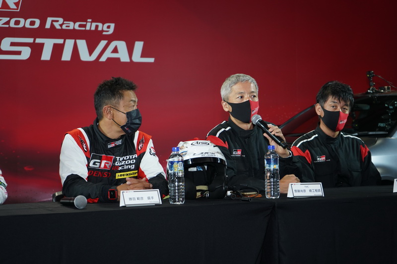 Toyota為了這次的賽道活動特別邀請GR Yaris總工程師齋藤尚彥及兩位現役賽車手來台獻技