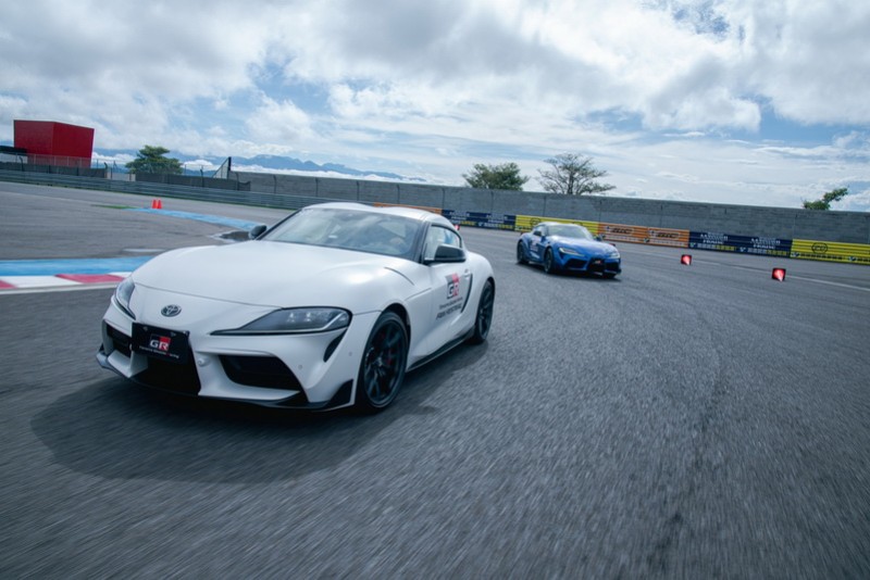 這次賽道日的活動重點便是試駕在台初登場的GR Supra手排版!