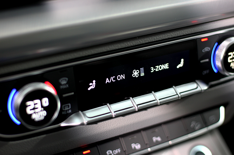 配備三區獨立空調。