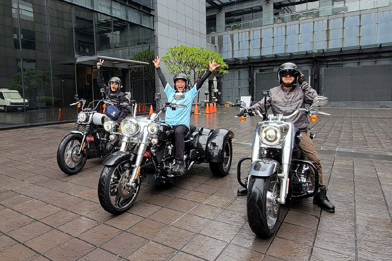 【車勢星聞】《綜藝玩很大》888公里重機環島,吳宗憲、Kid、坤達獻第一次。(圖:三立提供)