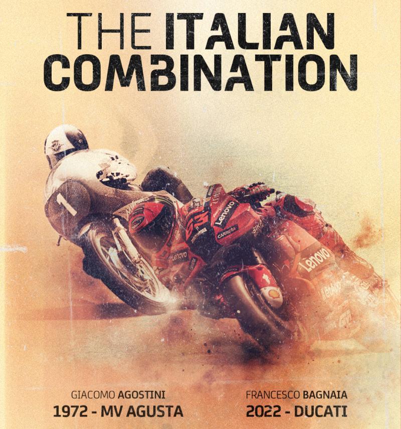 隔了50年終於有義大利人騎義大利車奪冠。