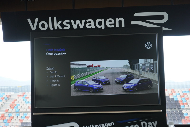 目前導入台灣的R車型則有Golf R、T-Roc R、Tiguan R、Golf R Variant四款