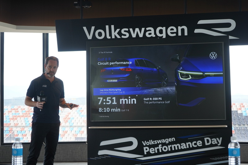 MK8 Golf R在紐柏林賽道創下7:51秒的成績足足比上一代推進近20秒