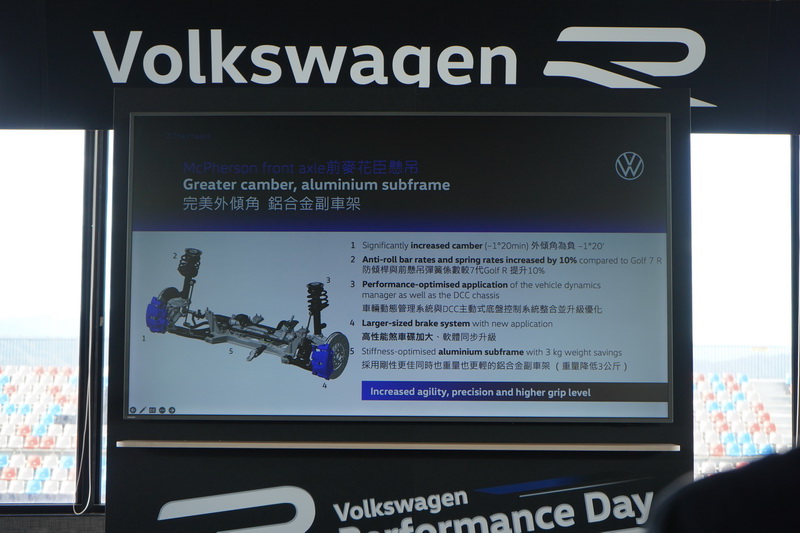 底盤調教像是負外傾角設定、更為硬朗的防傾桿與彈簧等調整皆是為了讓R車款在性能表現更上層樓
