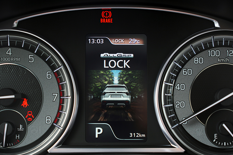 ALLGRIP系統具備AUTO、SPORT、 SNOW 、LOCK模式,以滿足不同路況的使用需求。