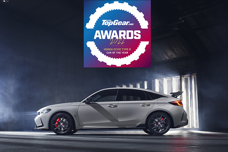  Honda Civic Type R榮獲【TopGear】〝Hot Hatch of the Year〞與〝Car of the Year〞兩項大獎 