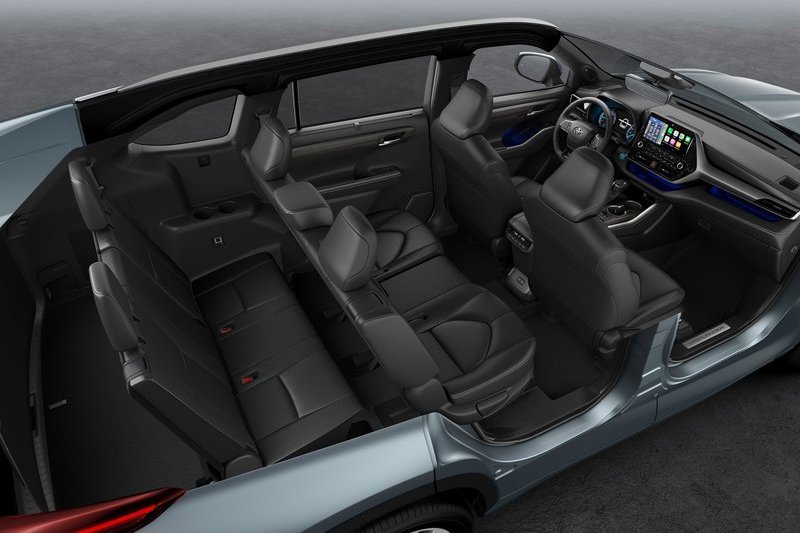 Grand Highlander將會有著更寬敞的乘坐空間，甚至還可提供八人乘坐。