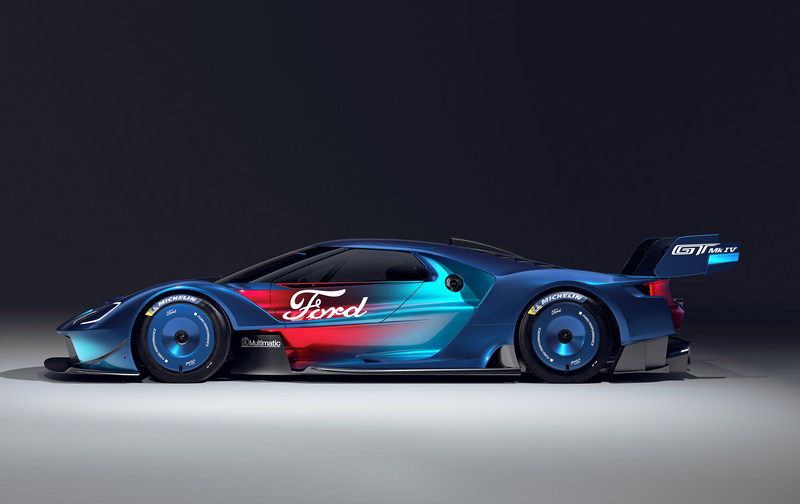 Ford GT MK IV動力擁有800hp，軸距也有所增長。